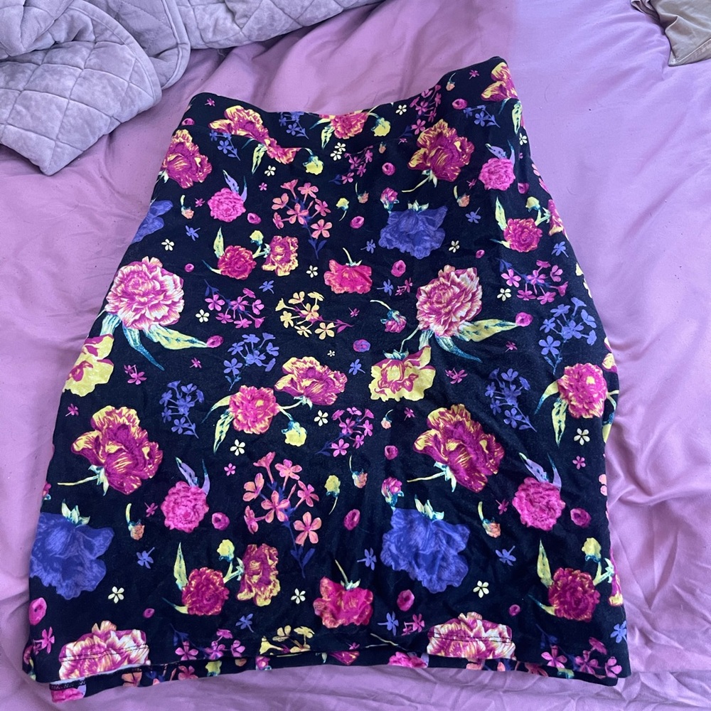 Torrid & Betsy Johnson collab floral body con skirt